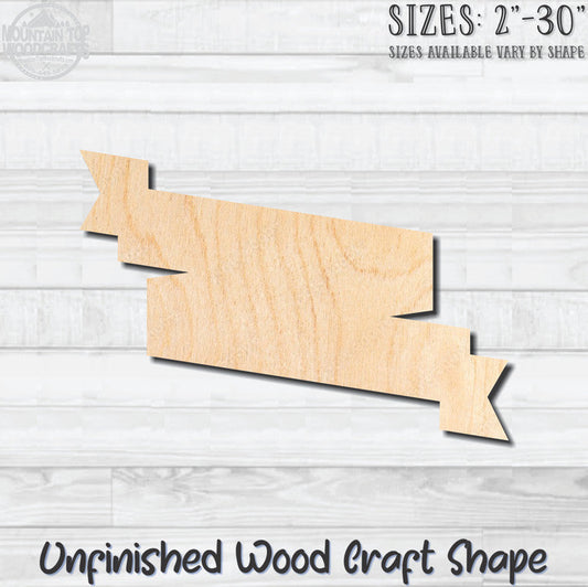 Banner Swag 12 Unfinished Wood Shape Blank Laser Engraved Cutout Woodcraft Craft Supply