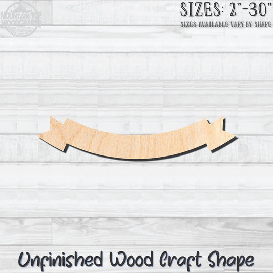 Banner Swag 13 Unfinished Wood Shape Blank Laser Engraved Cutout Woodcraft Craft Supply