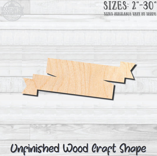 Banner Swag 9 Unfinished Wood Shape Blank Laser Engraved Cutout Woodcraft Craft Supply