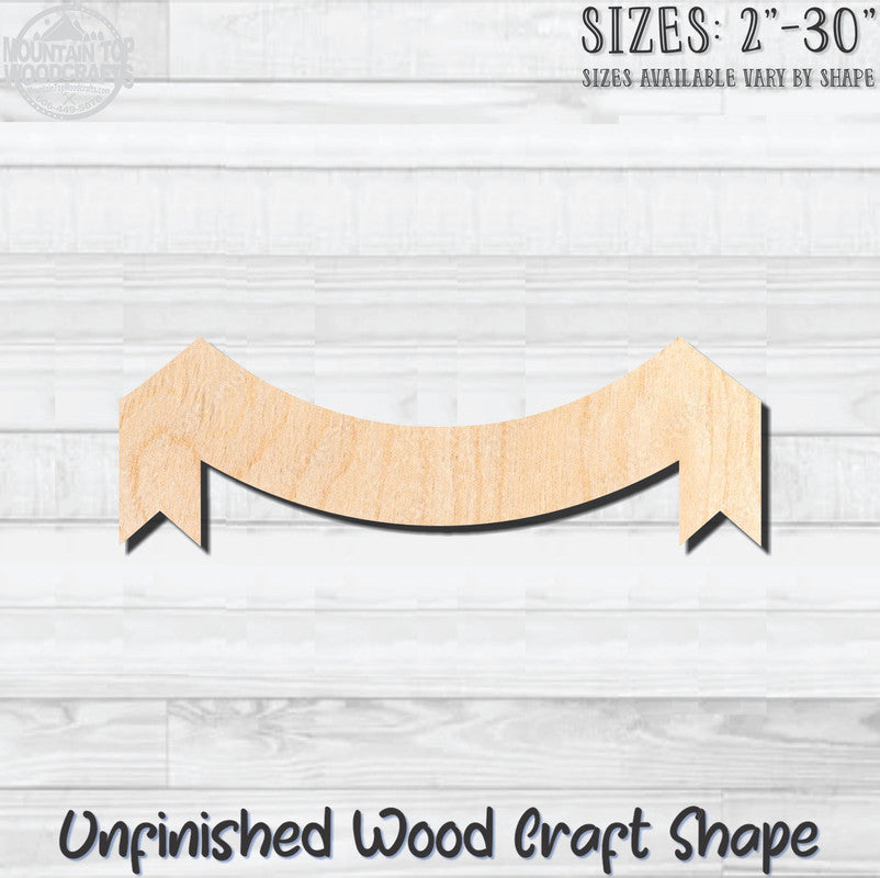 Banner Swag 16 Unfinished Wood Shape Blank Laser Engraved Cutout Woodcraft Craft Supply