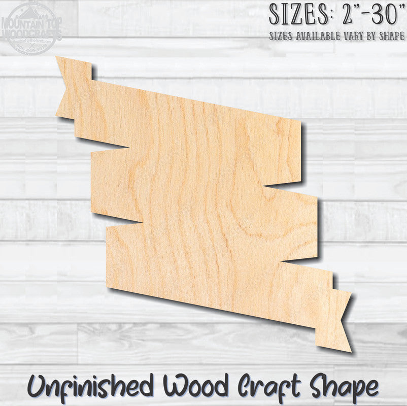 Banner Swag 20 Unfinished Wood Shape Blank Laser Engraved Cutout Woodcraft Craft Supply