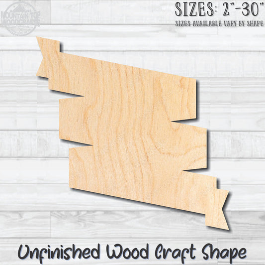 Banner Swag 20 Unfinished Wood Shape Blank Laser Engraved Cutout Woodcraft Craft Supply