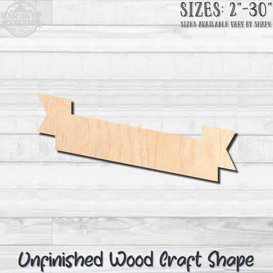 Banner Swag 19 Unfinished Wood Shape Blank Laser Engraved Cutout Woodcraft Craft Supply