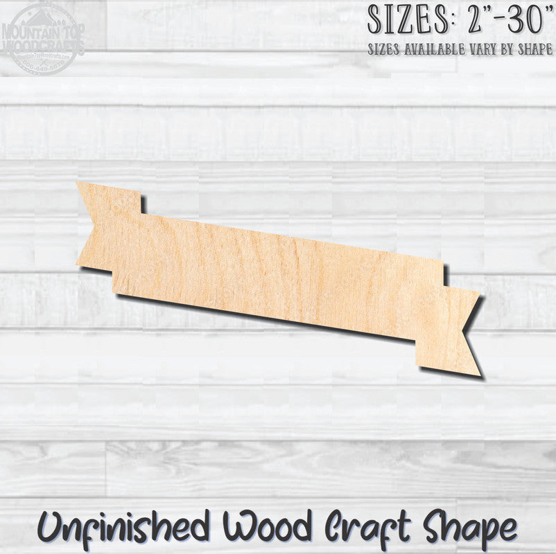 Banner Swag 21 Unfinished Wood Shape Blank Laser Engraved Cutout Woodcraft Craft Supply