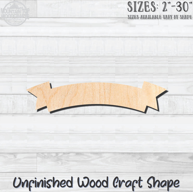 Banner Swag 18 Unfinished Wood Shape Blank Laser Engraved Cutout Woodcraft Craft Supply