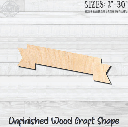 Banner Swag 19 Unfinished Wood Shape Blank Laser Engraved Cutout Woodcraft Craft Supply