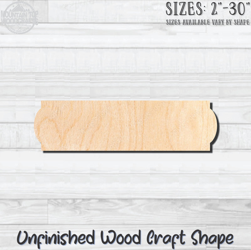 Banner Swag 24 Unfinished Wood Shape Blank Laser Engraved Cutout Woodcraft Craft Supply