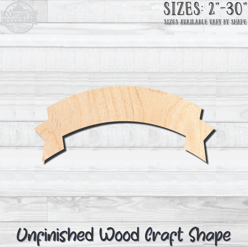 Banner Swag 26 Unfinished Wood Shape Blank Laser Engraved Cutout Woodcraft Craft Supply