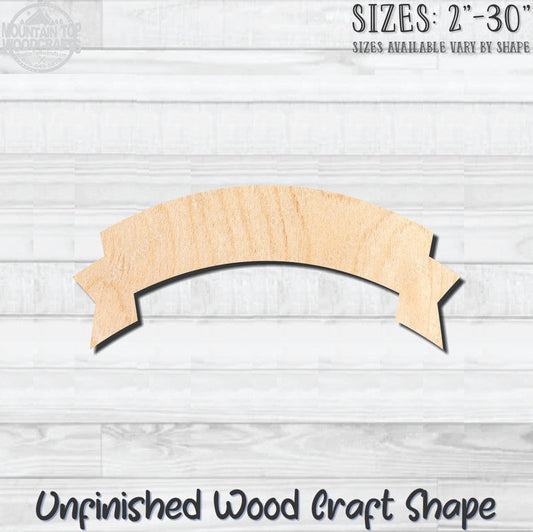 Banner Swag 26 Unfinished Wood Shape Blank Laser Engraved Cutout Woodcraft Craft Supply