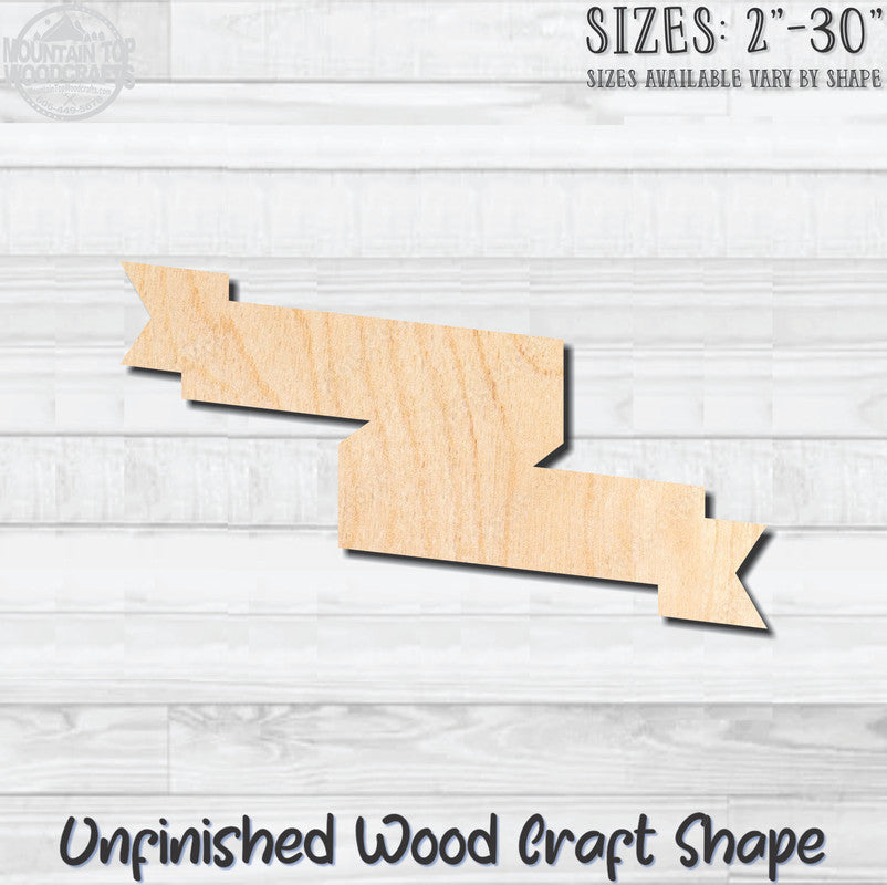 Banner Swag 28 Unfinished Wood Shape Blank Laser Engraved Cutout Woodcraft Craft Supply