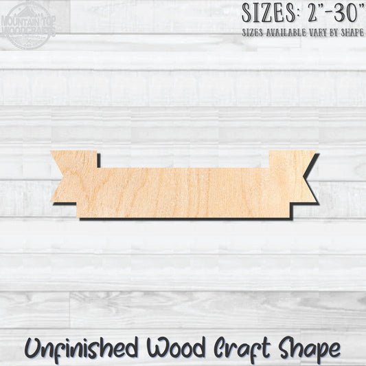 Banner Swag 5 Unfinished Wood Shape Blank Laser Engraved Cutout Woodcraft Craft Supply