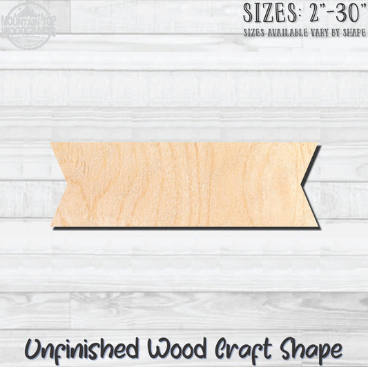 Name Plaque 12 Unfinished Wood Shape Blank Laser Engraved Cutout Woodcraft Craft Supply