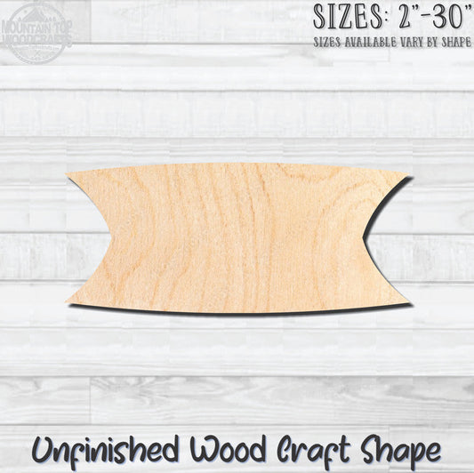 Swag Banner 1 Unfinished Wood Shape Blank Laser Engraved Cutout Woodcraft Craft Supply