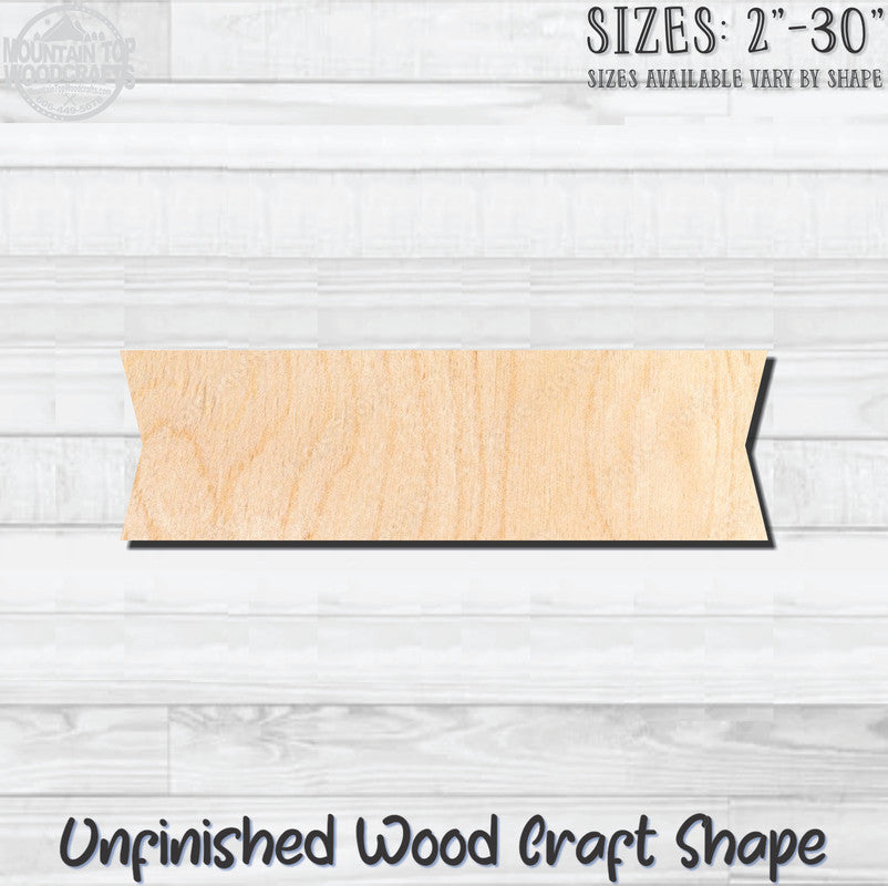 Name Plaque 8 Unfinished Wood Shape Blank Laser Engraved Cutout Woodcraft Craft Supply