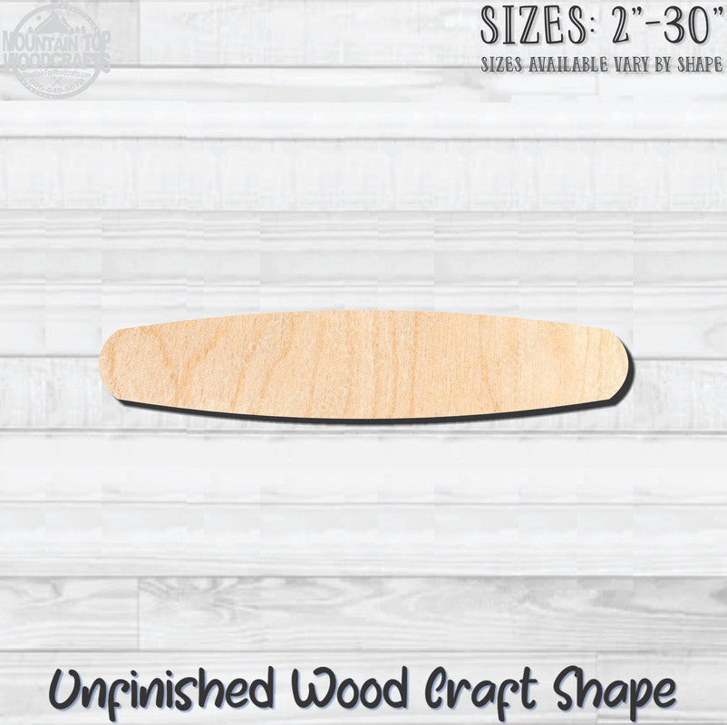 Name Plaque 11 Unfinished Wood Shape Blank Laser Engraved Cutout Woodcraft Craft Supply