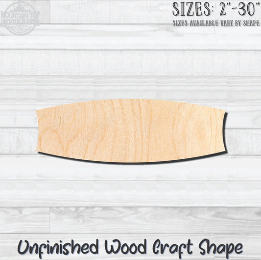 Name Plaque 10 Unfinished Wood Shape Blank Laser Engraved Cutout Woodcraft Craft Supply