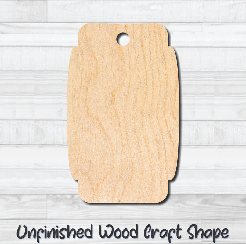 Gift Tag 12 Hang Tag Unfinished Wood Shape Blank Laser Cutout Woodcraft Craft Supply