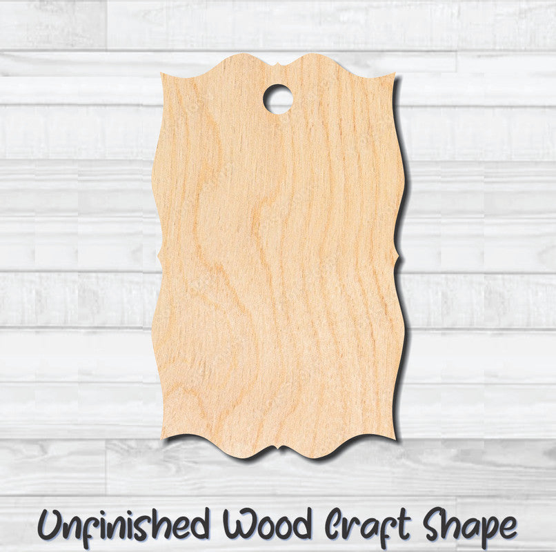 Gift Tag 13 Hang Tag Unfinished Wood Shape Blank Laser Cutout Woodcraft Craft Supply