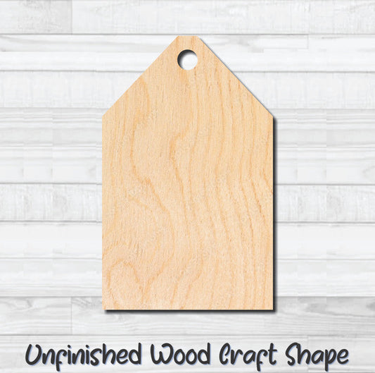 Gift Tag 14 Hang Tag Unfinished Wood Shape Blank Laser Cutout Woodcraft Craft Supply