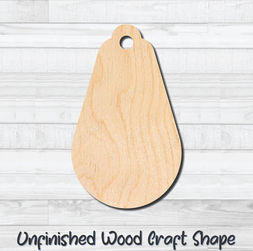 Gift Tag 24 Hang Tag Unfinished Wood Shape Blank Laser Cutout Woodcraft Craft Supply
