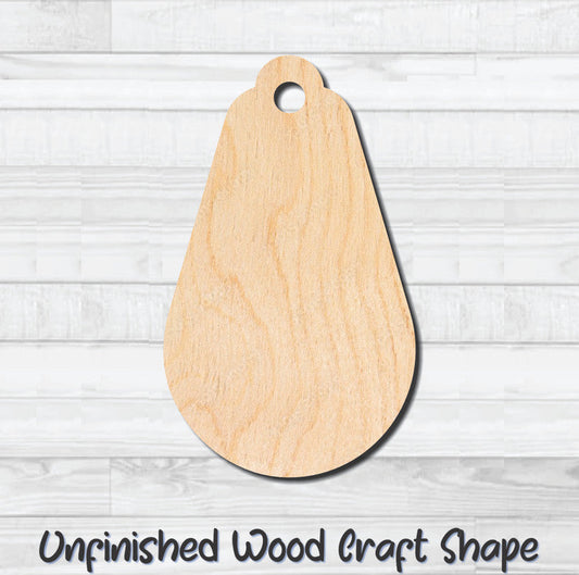 Gift Tag 24 Hang Tag Unfinished Wood Shape Blank Laser Cutout Woodcraft Craft Supply