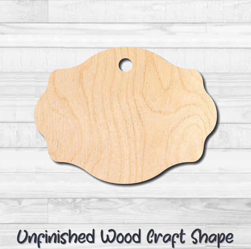 Gift Tag 25 Hang Tag Unfinished Wood Shape Blank Laser Cutout Woodcraft Craft Supply