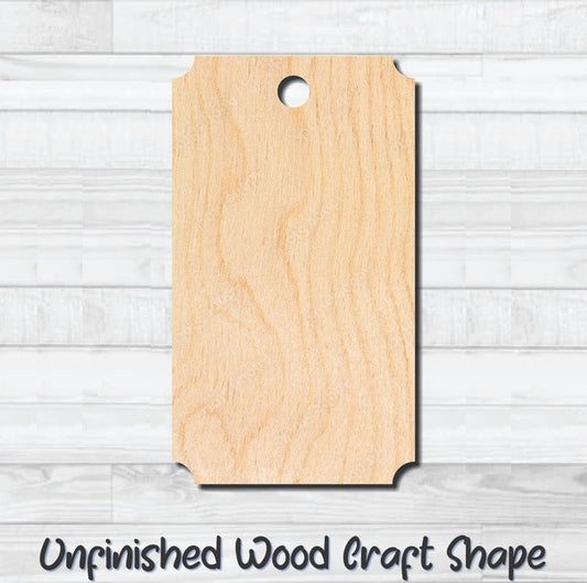 Gift Tag 28 Hang Tag Unfinished Wood Shape Blank Laser Cutout Woodcraft Craft Supply