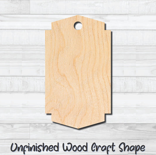 Gift Tag 33 Hang Tag Unfinished Wood Shape Blank Laser Cutout Woodcraft Craft Supply