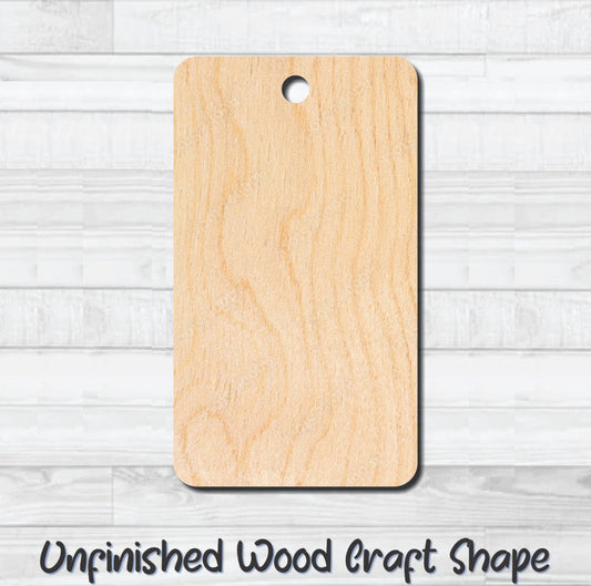 Gift Tag 34 Hang Tag Unfinished Wood Shape Blank Laser Cutout Woodcraft Craft Supply