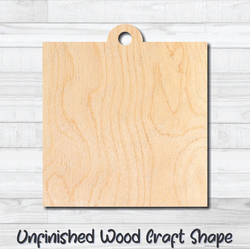 Gift Tag 35 Hang Tag Unfinished Wood Shape Blank Laser Cutout Woodcraft Craft Supply