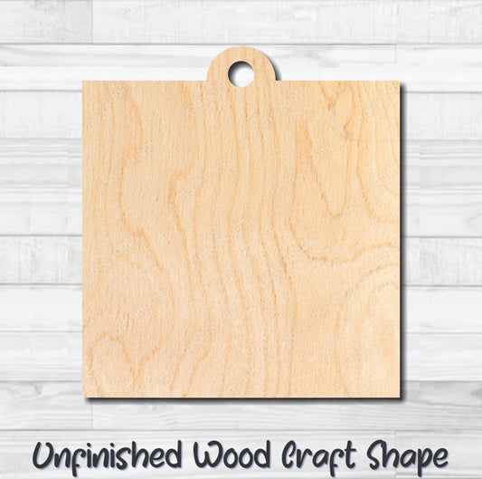 Gift Tag 35 Hang Tag Unfinished Wood Shape Blank Laser Cutout Woodcraft Craft Supply