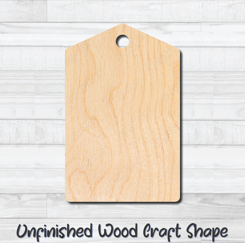 Gift Tag 38 Hang Tag Unfinished Wood Shape Blank Laser Cutout Woodcraft Craft Supply