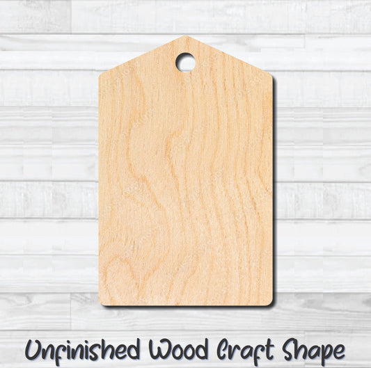 Gift Tag 38 Hang Tag Unfinished Wood Shape Blank Laser Cutout Woodcraft Craft Supply