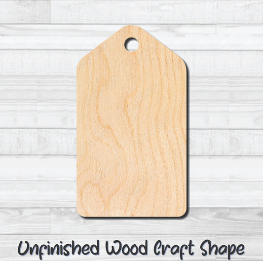 Gift Tag 39 Hang Tag Unfinished Wood Shape Blank Laser Cutout Woodcraft Craft Supply