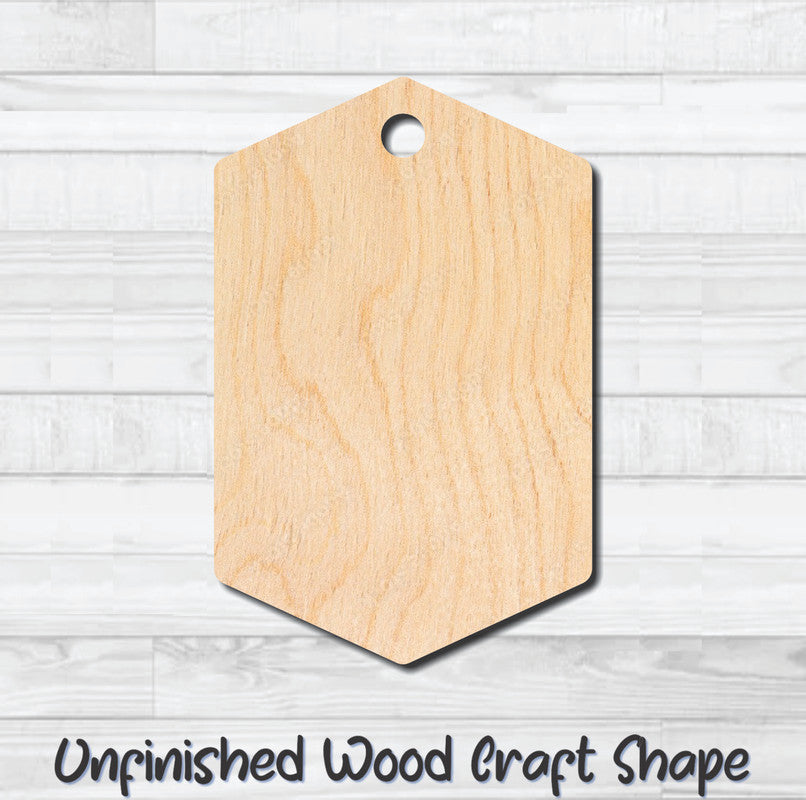 Gift Tag 50 Hang Tag Unfinished Wood Shape Blank Laser Cutout Woodcraft Craft Supply