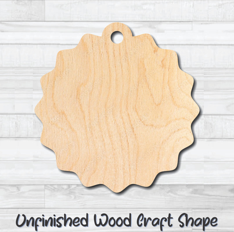 Gift Tag 61 Hang Tag Unfinished Wood Shape Blank Laser Cutout Woodcraft Craft Supply