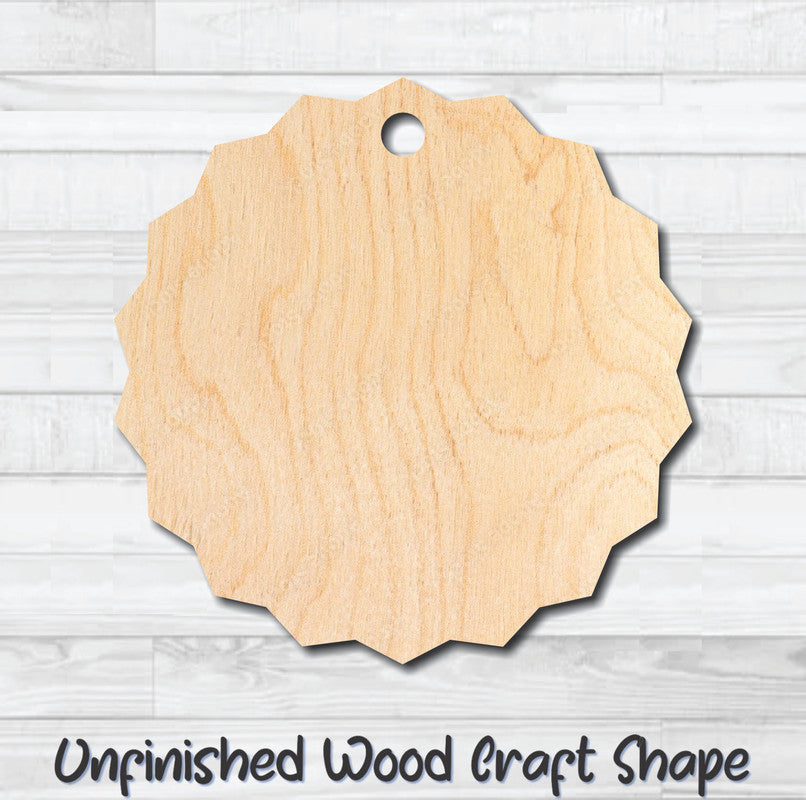 Gift Tag 63 Hang Tag Unfinished Wood Shape Blank Laser Cutout Woodcraft Craft Supply