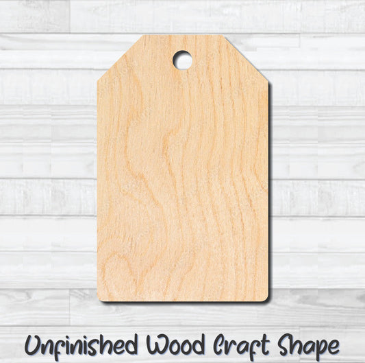 Gift Tag 67 Hang Tag Unfinished Wood Shape Blank Laser Cutout Woodcraft Craft Supply