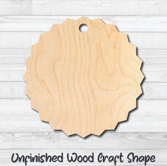 Gift Tag 71 Hang Tag Unfinished Wood Shape Blank Laser Cutout Woodcraft Craft Supply