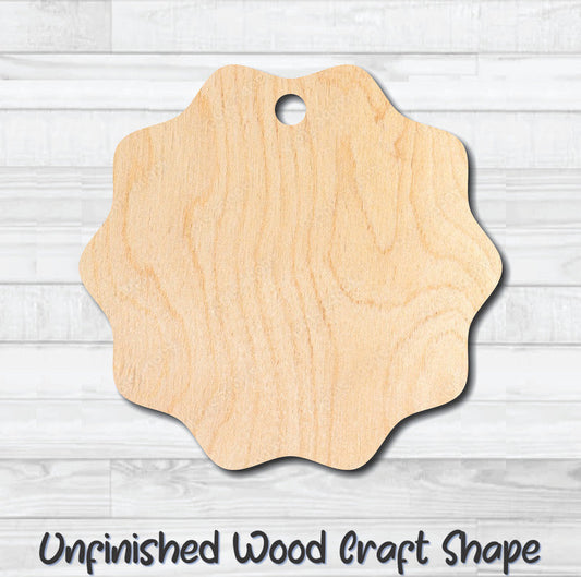 Gift Tag 73 Hang Tag Unfinished Wood Shape Blank Laser Cutout Woodcraft Craft Supply