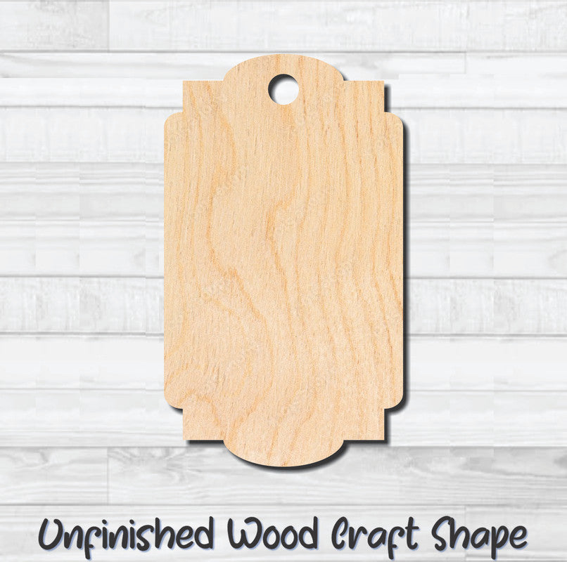 Gift Tag 80 Hang Tag Unfinished Wood Shape Blank Laser Cutout Woodcraft Craft Supply