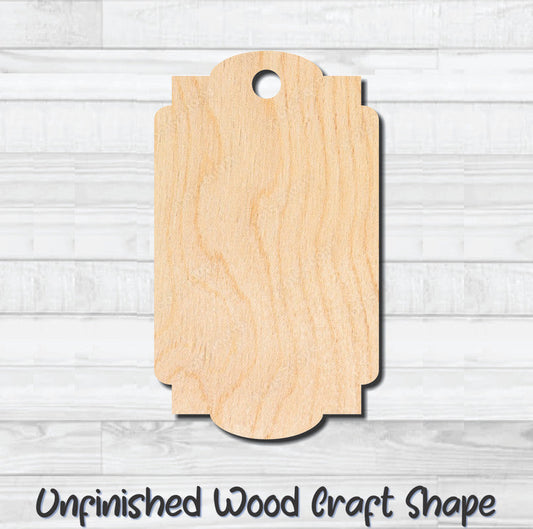 Gift Tag 80 Hang Tag Unfinished Wood Shape Blank Laser Cutout Woodcraft Craft Supply