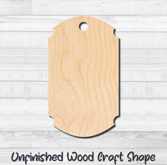 Gift Tag 81 Hang Tag Unfinished Wood Shape Blank Laser Cutout Woodcraft Craft Supply