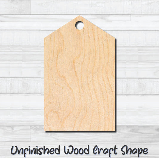 Gift Tag 87 Hang Tag Unfinished Wood Shape Blank Laser Cutout Woodcraft Craft Supply
