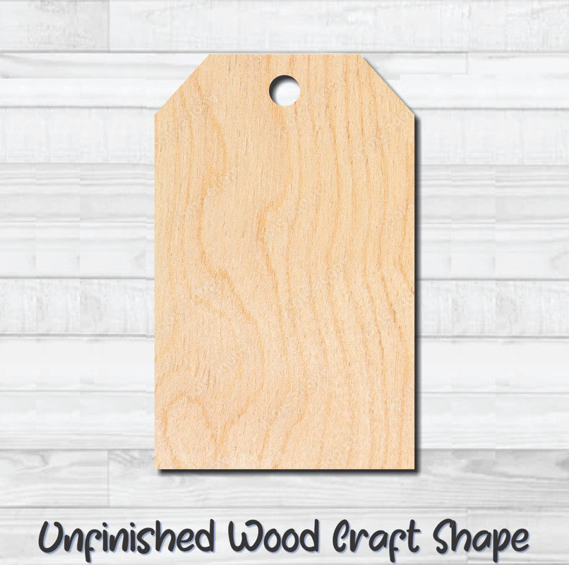 Gift Tag 95 Hang Tag Unfinished Wood Shape Blank Laser Cutout Woodcraft Craft Supply