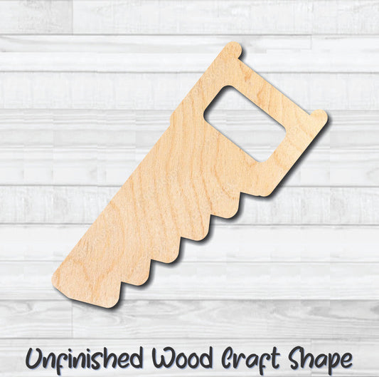 Hand Saw Tool Unfinished Wood Shape Blank Laser Engraved Cutout Woodcraft Craft Supply