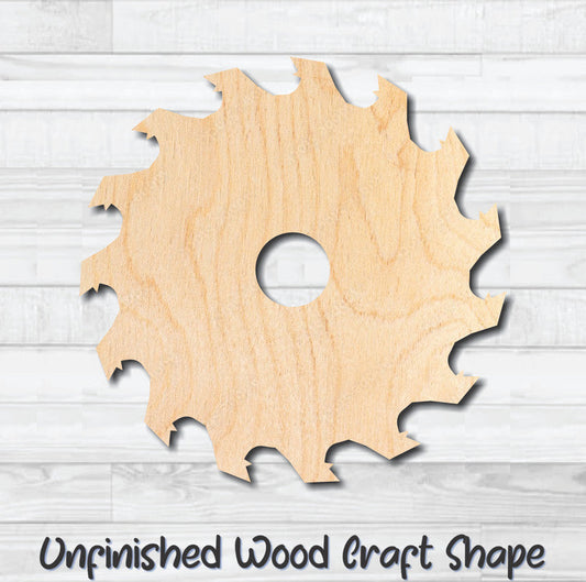 Saw Blade 3 Sawblade Tool Unfinished Wood Shape Blank Laser Engraved Cutout Woodcraft Craft Supply