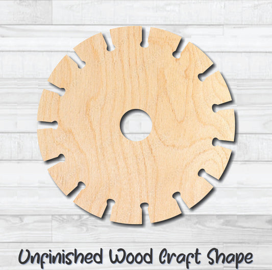 Saw Blade 5 Sawblade Tool Unfinished Wood Shape Blank Laser Engraved Cutout Woodcraft Craft Supply