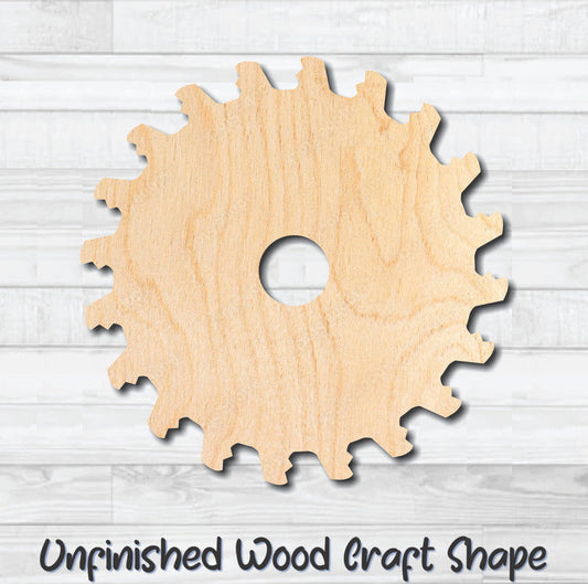 Saw Blade 7 Sawblade Tool Unfinished Wood Shape Blank Laser Engraved Cutout Woodcraft Craft Supply