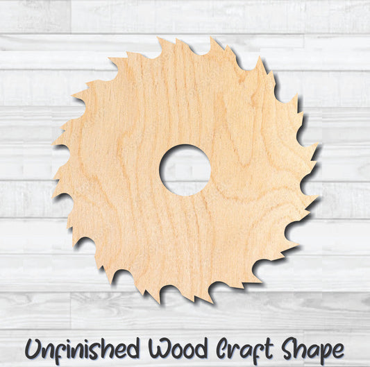 Saw Blade 11 Sawblade Tool Unfinished Wood Shape Blank Laser Engraved Cutout Woodcraft Craft Supply
